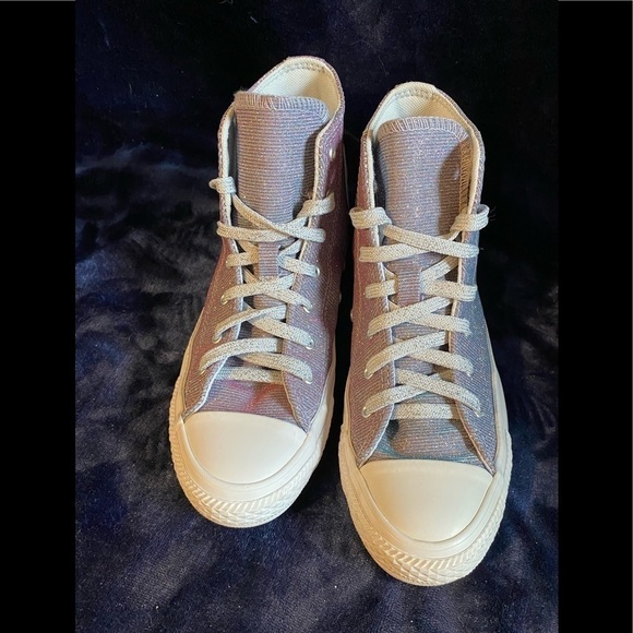 Converse all star night sky gradient shine high tops 5 - Picture 5 of 8